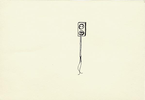 Geert Dekkers - a drawing a day at nznl.com - socket lead