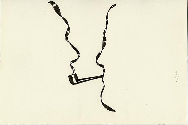 Geert Dekkers - a drawing a day at nznl.com - smoke magritte portrait