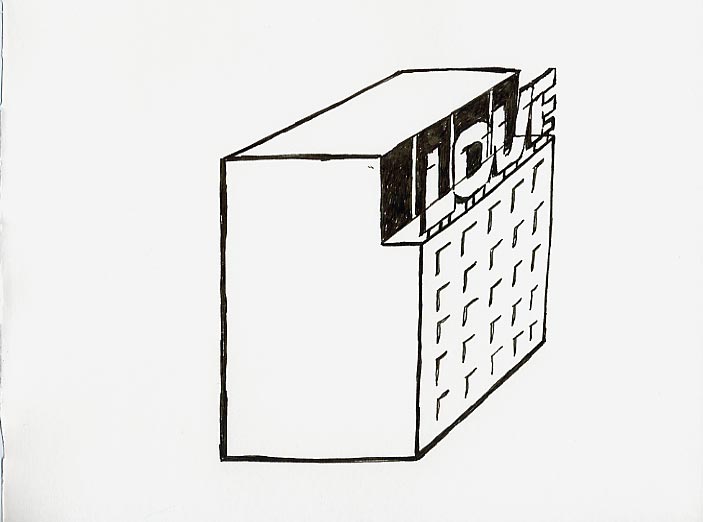 Geert Dekkers - a drawing a day at nznl.com - building body love