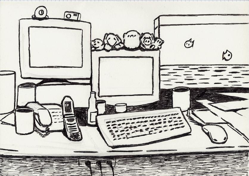 Geert Dekkers - a drawing a day at nznl.com - (untitled drawing)