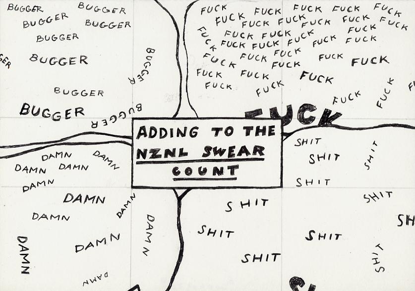 Geert Dekkers - a drawing a day at nznl.com - ADDING TO THE NZNL SWEAR COUNT
drawing