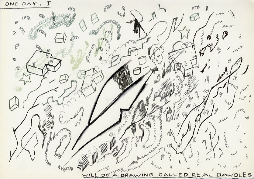 Geert Dekkers - a drawing a day at nznl.com - ONE DAY, I WILL DO A DRAWING CALLED REAL DAWDLES