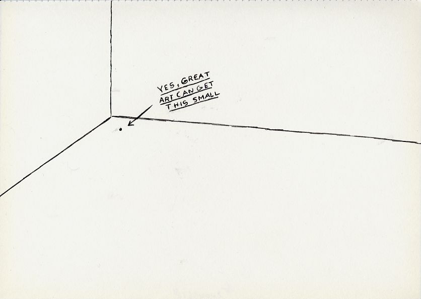 Geert Dekkers - a drawing a day at nznl.com - YES, GREAT ART CAN GET THIS SMALL
