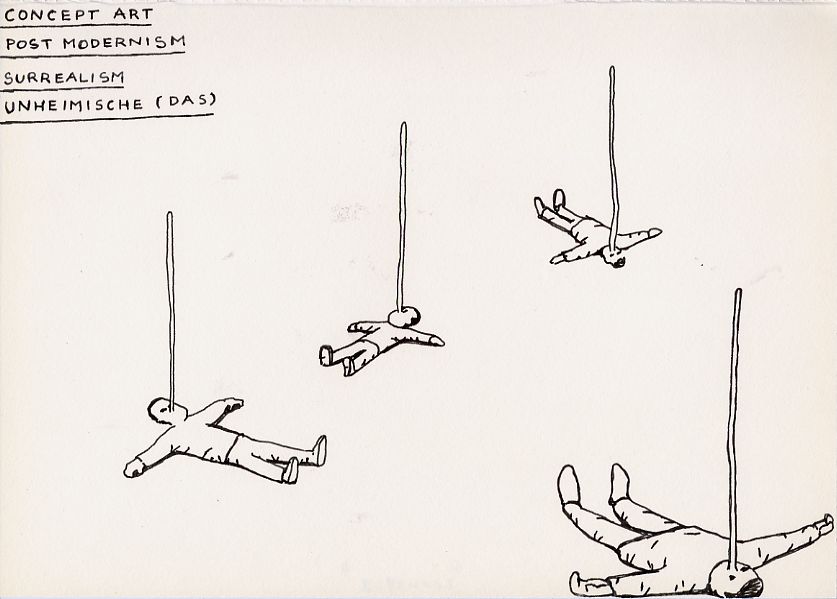 Geert Dekkers - a drawing a day at nznl.com - CONCEPT ART
POST MODERNISM
SURREALISM
UNHEIMISCHE (DAS)
