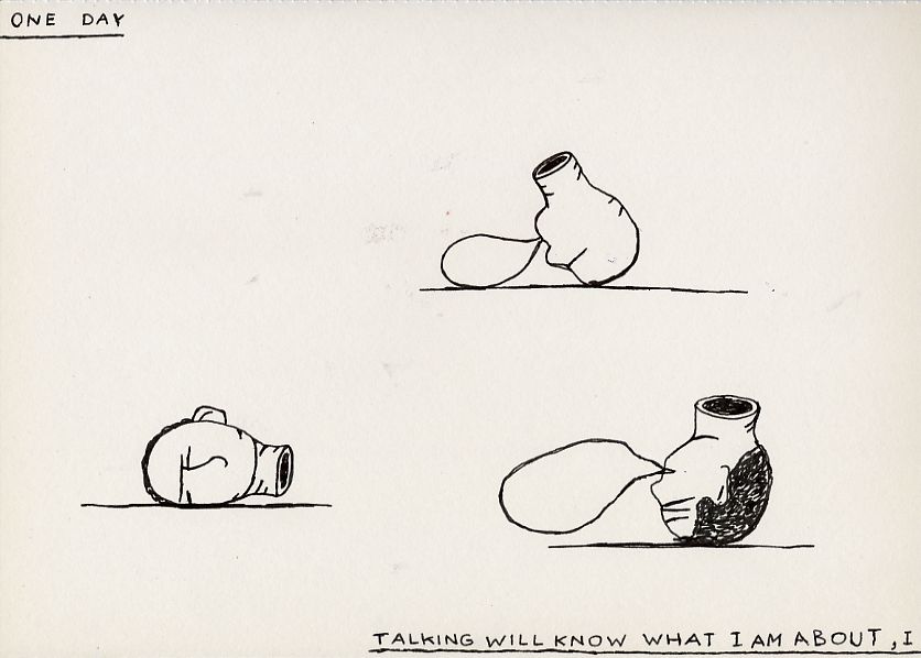 Geert Dekkers - a drawing a day at nznl.com - ONE DAY, TALKING WILL KNOW WHAT I AM ABOUT, I