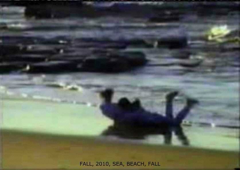 Geert Dekkers - a drawing a day at nznl.com - FALL, 2010, SEA, BEACH, FALL
