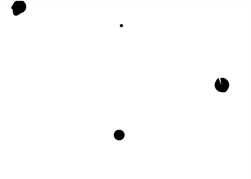 Geert Dekkers - a drawing a day at nznl.com - blobs ink blob