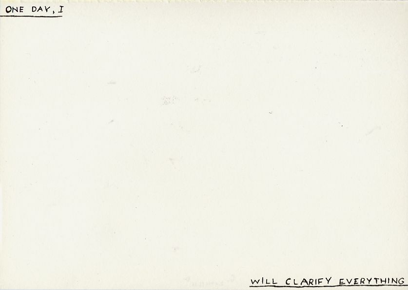 Geert Dekkers - a drawing a day at nznl.com - ONE DAY, I WILL CLARIFY EVERYTHING