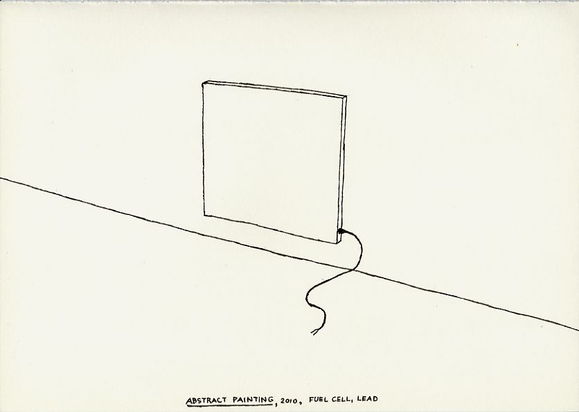 Geert Dekkers - a drawing a day at nznl.com - ABSTRACT PAINTING, 2010, FUEL CELL, LEAD
drawing