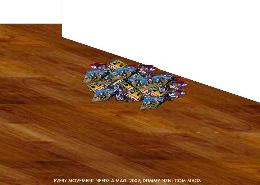 Geert Dekkers - a drawing a day at nznl.com - EVERY MOVEMENT NEEDS A MAG, 2009, DUMMY NZNL.COM MAGS
fireworks file with googled images