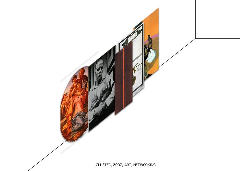 Geert Dekkers - a drawing a day at nznl.com - CLUSTER, 2007, ART, NETWORKING
fireworks file, googled images