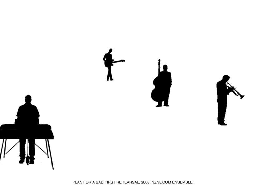 Geert Dekkers - a drawing a day at nznl.com - PLAN FOR A BAD FIRST REHEARSAL, 2008, NZNL.COM ENSEMBLE
flash movie