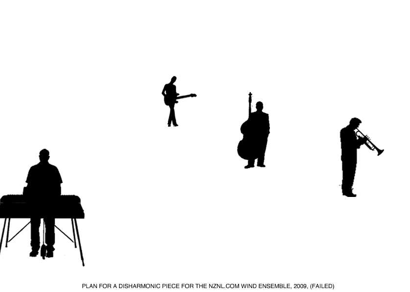 Geert Dekkers - a drawing a day at nznl.com - PLAN FOR A DISHARMONIC PIECE FOR THE NZNL.COM WIND ENSEMBLE, 2009, (FAILED)
flash movie