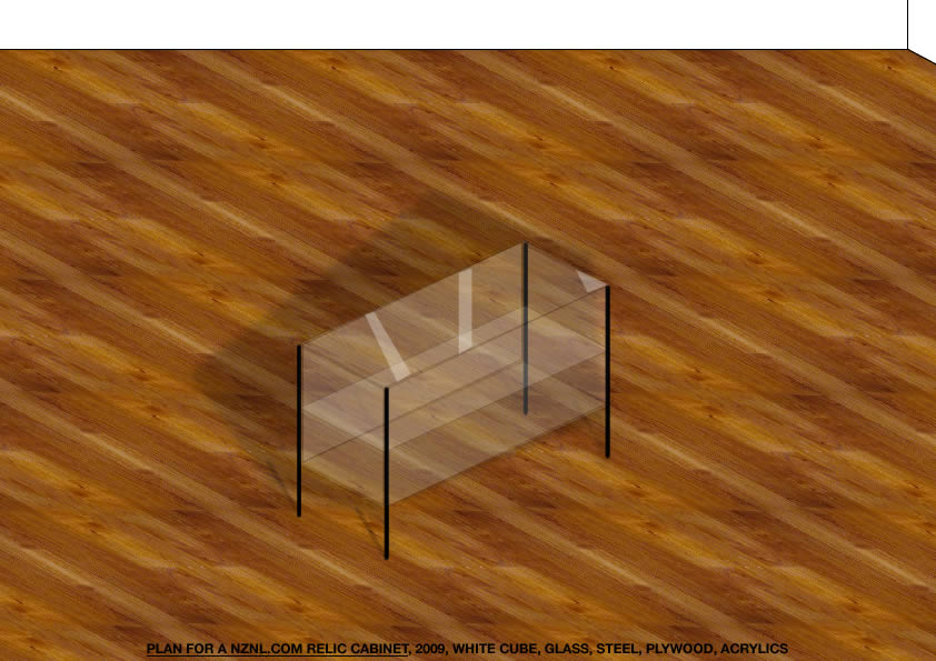 Geert Dekkers - a drawing a day at nznl.com - PLAN FOR A NZNL.COM RELIC CABINET, 2009, WHITE CUBE, GLASS, STEEL, PLYWOOD, ACRYLICS
fireworks file