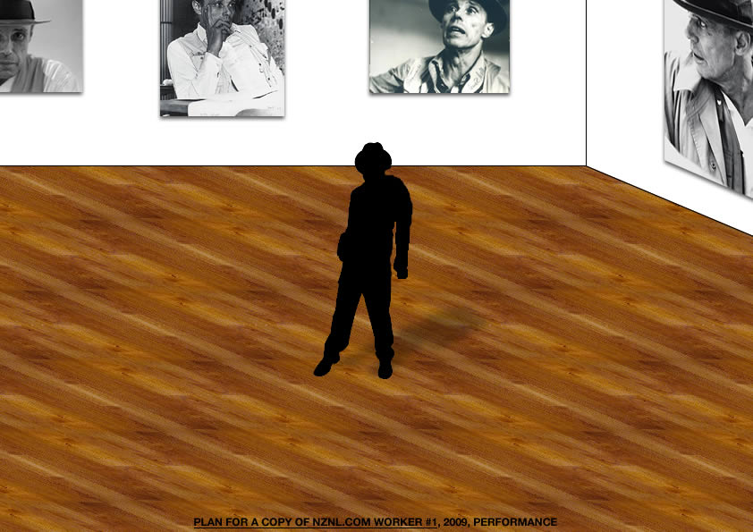 Geert Dekkers - a drawing a day at nznl.com - PLAN FOR A COPY OF NZNL.COM WORKER #1, 2009, PERFORMANCE
fireworks file