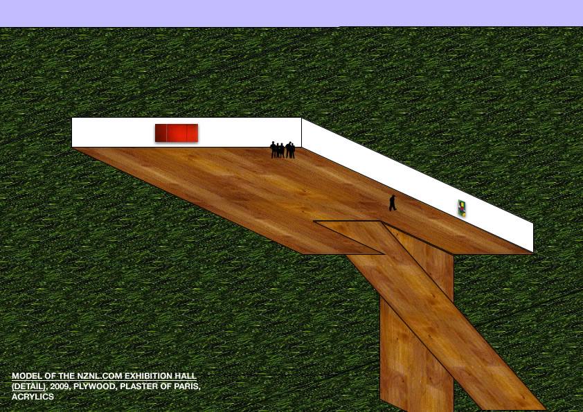 Geert Dekkers - a drawing a day at nznl.com - MODEL OF THE NZNL.COM EXHIBITION HALL (DETAIL), 2009, PLYWOOD, PLASTER OF PARIS, ACRYLICS
fireworks file