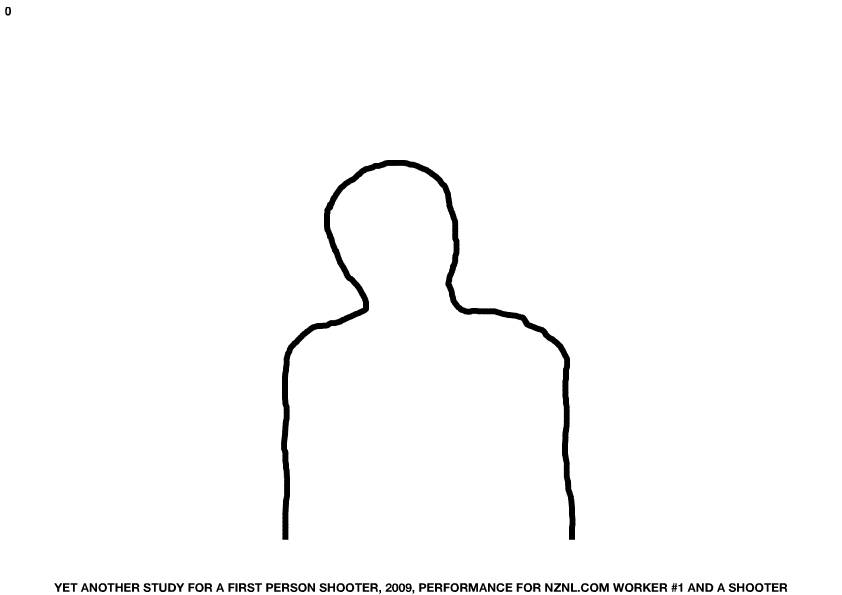 Geert Dekkers - a drawing a day at nznl.com - YET ANOTHER STUDY FOR A FIRST PERSON SHOOTER, 2009, PERFORMANCE FOR NZNL.COM WORKER #1 AND A SHOOTER
flash movie