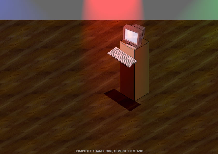 Geert Dekkers - a drawing a day at nznl.com - COMPUTER STAND, 2009, COMPUTER STAND
fireworks file