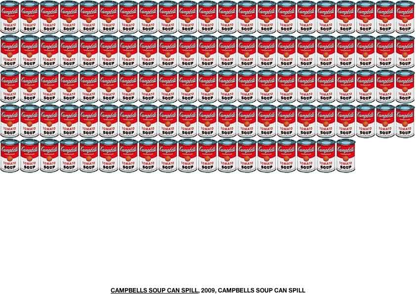 Geert Dekkers - a drawing a day at nznl.com - CAMPBELLS SOUP CAN SPILL, 2009, CAMPBELLS SOUP CAN SPILL
web page