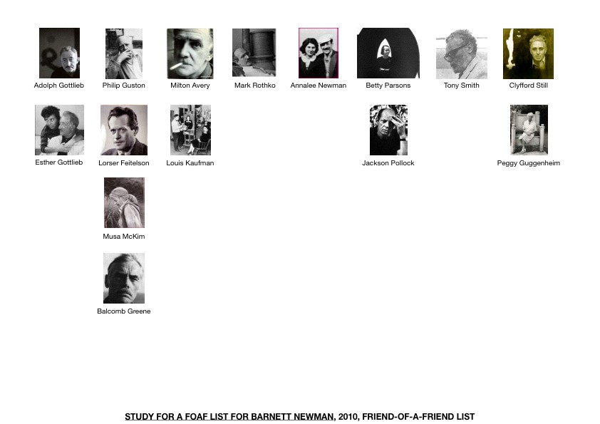 Geert Dekkers - a drawing a day at nznl.com - STUDY FOR A FOAF LIST FOR BARNETT NEWMAN, 2010, FRIEND-OF-A-FRIEND LIST
keynote file converted to jpeg