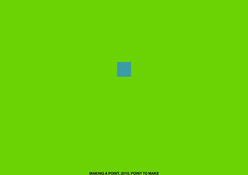 Geert Dekkers - a drawing a day at nznl.com - MAKING A POINT, 2010, POINT TO MAKE
web page