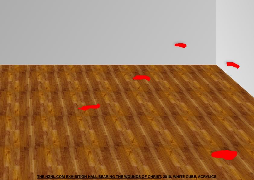 Geert Dekkers - a drawing a day at nznl.com - THE NZNL.COM EXHIBITION HALL BEARING THE WOUNDS OF CHRIST. 2010, WHITE CUBE, ACRYLICS
fireworks file